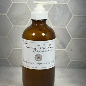 Tammy Fender ROSE GERANIUM & TANGERINE BODY LOTION 8 oz- A lavish experience!